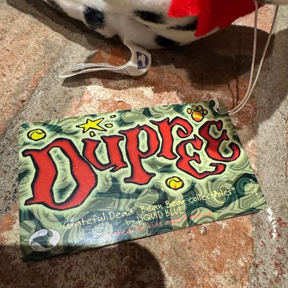 1998 Liquid Blue Grateful Dead Plush Bean Bear Dupree - Picture 6 of 8